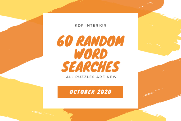 60 Random Word Searches: October 2020 KDP Asset