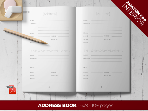 Address Book - KDP Interior: Streamlining Your Low-Content Publishing Workflow