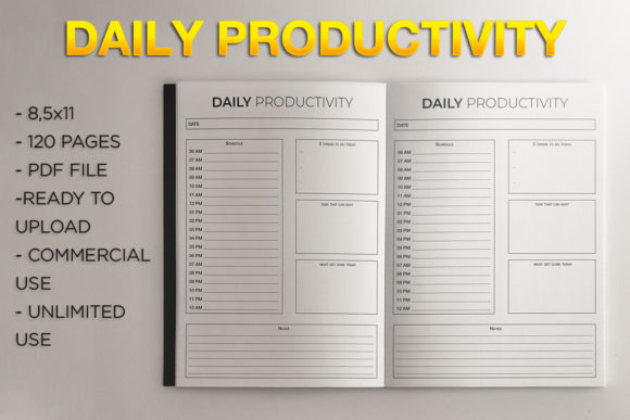 Daily Productivity KDP Template: Strategic Implementation for Low-Content Publishing