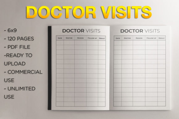 Doctor Visit L KDP Template: A Practical Resource for Health Tracking Publishers