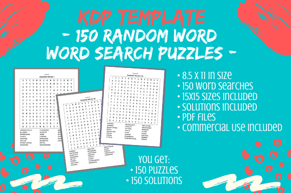 Evaluating 150 Random Word Search 15x15 Puzzles for KDP Activity Books