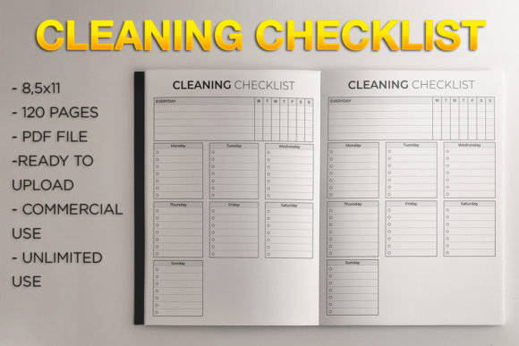 Evaluating the Cleaning Checklist KDP Template for Low-Content Publishing