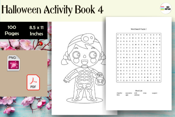 Halloween Activity Book 4 - KDP: A Ready-to-Print Resource