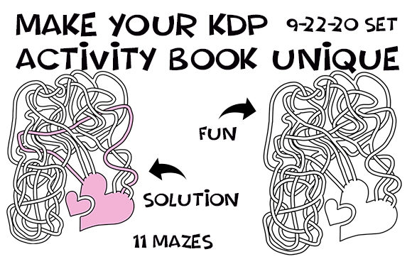 Hand Drawn Weave Mazes - 9-22-20: Strategic Application for KDP and Creative Publishing