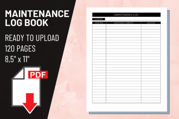 KDP Interior Maintenance Log Book: Streamlining Record Keeping for Self-Publishers