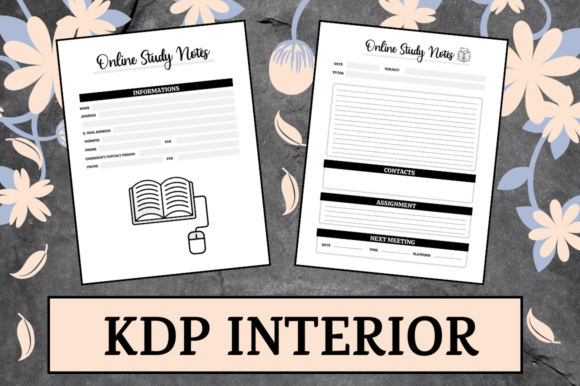 Online Study Notes KDP Interior: A Practical Asset for Low Content Publishers