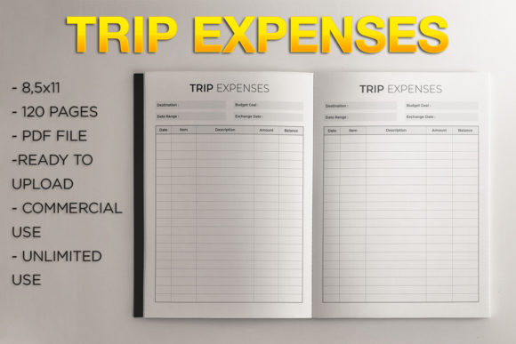 Trip Expenses L KDP Template: Avoiding Common Publishing Pitfalls