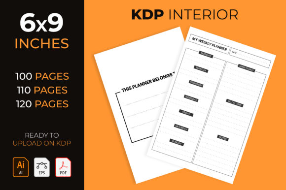 Weekly Planner KDP Interior: Streamline Publishing